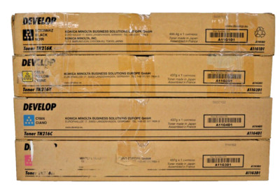 Original DEVELOLP Toner Set TN216 KCMY für Ineo +220, +280