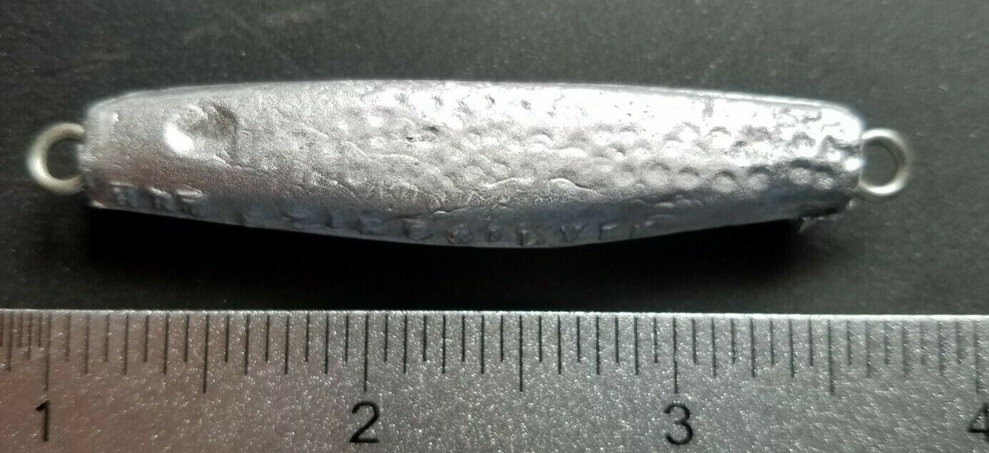 2oz "StingSilver" Minnow Fish Jigging Metal Herring Yellowtail 25 Bar