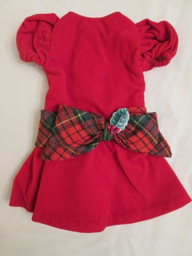 Red Velvet Betsy McCall Tonner 14" Doll Outfit Christmas Holiday Dress Shoes - Picture 5 of 5