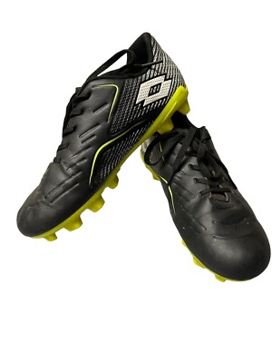Girls or Boys Outdoor Soccer Shoes Size Youth Black/Gray