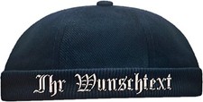 Cap Chef Cap Biker Mütze Docker Cap Kappe mit Wunschtext oder Name bestickt