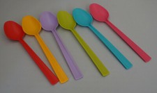 Tassimo Löffel 6x von Koziol bunt Spoon Eislöffel Kaffeelöffel NEU OVP