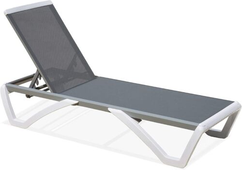 1Pc Outdoor Chaise Lounge Chair Comfortable Rest Chair For Patio Deck Pool Beach
