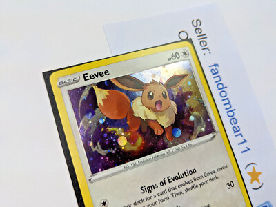 Eevee BLACK STAR PROMO COSMOS HOLO SWSH042 Pokemon TCG 2020 | eBay