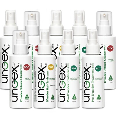 Ungex Anti-Demodex Mite Treatment | Acne Rosacea Seborrheic Dermatitis Hair Loss