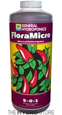 General Hydroponics FloraMicro 1 Quart -flora gro micro series GH