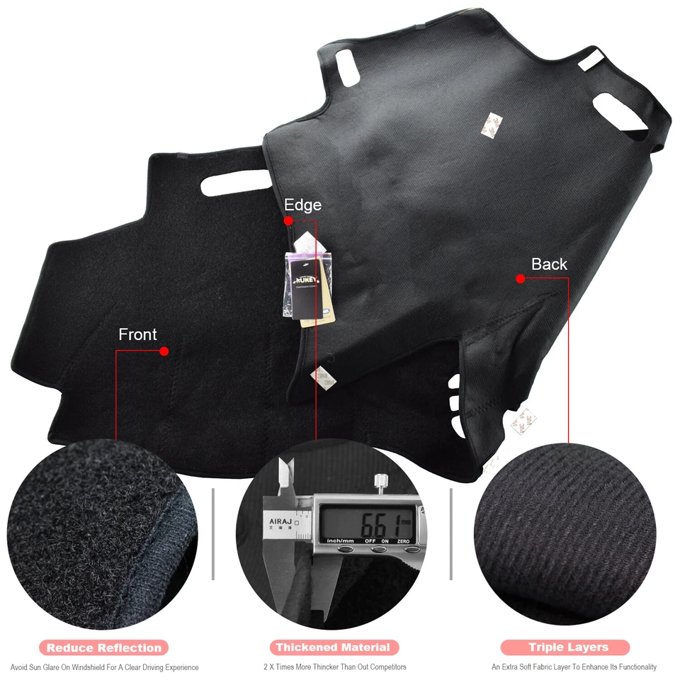 Cubierta de salpicadero de coche XUKEY alfombrilla de tablero alfombrilla de tablero para Lexus RX 300 330 350 RX450H Foto 3 de 4