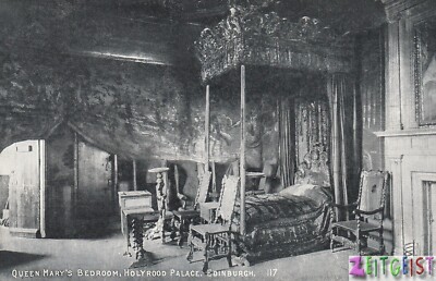Edinburgh x2 - Princes Street Antenne / Queen Marys Schlafzimmer, Holyrood Postkarten