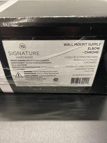 Signature Hardware SHWES2050CP Wall Mount Supply Elbow - Chrome - Picture 3 of 3