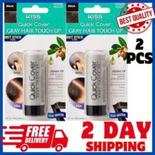 Kiss Quick cover Gray Hair Touch Up Wet Stick Type (2 Pack - Black) 00948 KGC01