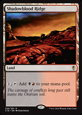 MRM FR/VF Contreforts d'Ombresang - Shadowblood Ridge MTG magic C16 | eBay