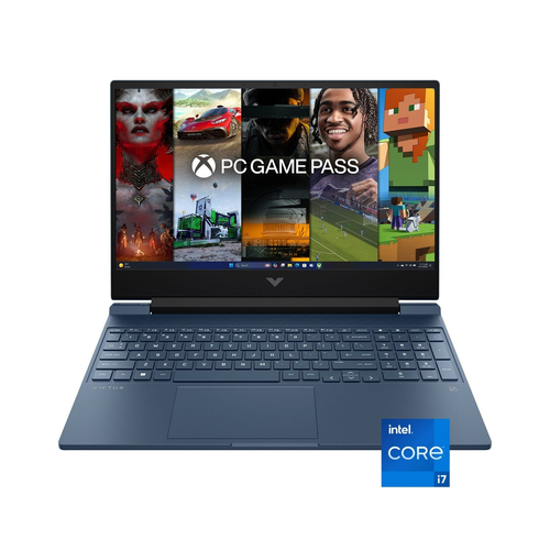 HP Victus 15.6" Full HD 144Hz Gaming Laptop Core i7 16GB 512GB RTX 4050 Blue NEW - Picture 1 of 6