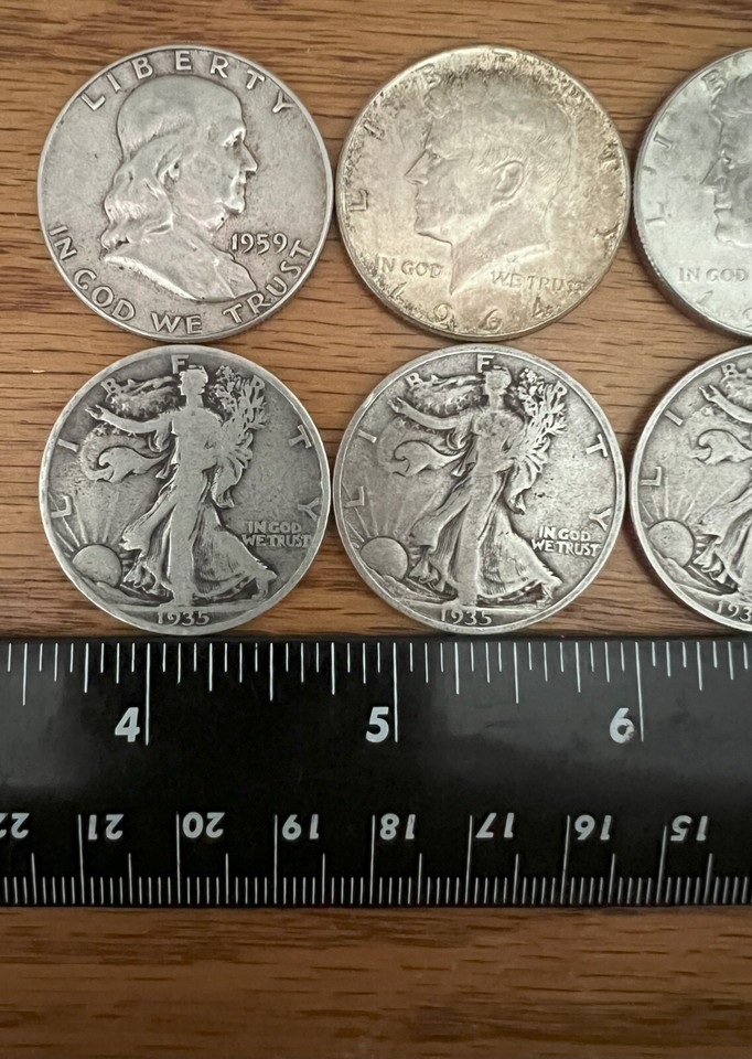 50c Silver Half Dollars LIBERTY FRANKLIN KENNEDY ***HUGE ESTATE SALE