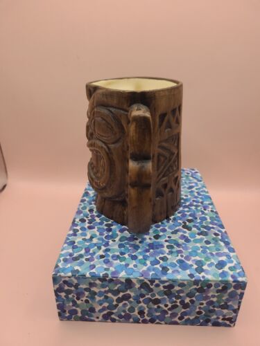 1960 Treasure Craft Hawaii Tiki Mug, Used, Good Condition - Picture 2 of 10