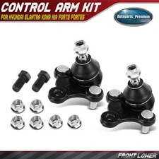 2pcs Front Lower Ball Joint Kit for Hyundai Elantra Kona 18-23 Kia Forte Forte5
