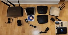  6 Used Netgear  Linksys Wireless Routers