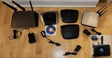(6) Used Netgear & Linksys Wireless Routers