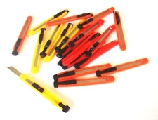 40 CAL-HAWK SNAP OFF UTILITY KNIFE KNIVES BLADES BOX CUTTER 9MM BREAKAWAY CKSOS