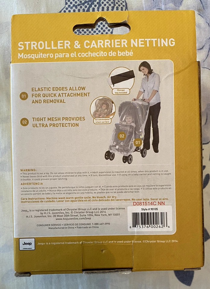 Jeep Mosquito Net Bug Net for Baby Strollers Infant Carriers Car Seats Cradle  - Image 2 of 3