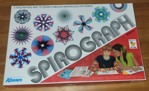 Spirograph Retro Deluxe Set Drawing Toy Hasbro Kenner