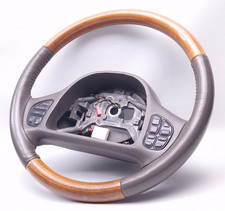 1998-2004 Mercury Grand Marquis Crown Victoria Woodgrain Steering Wheel Oem