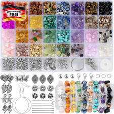 Perlen Set für DIY Schmuck Armbänder Ohrrin...