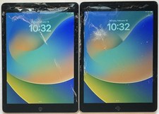 LOT OF TWO, Wi-Fi ONLY 9.7" APPLE iPad 5TH GEN, 32GB A1822 MP2F2LL/A FOR REPAIR
