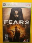 F.E.A.R. 2: Project Origin Microsoft Xbox 360, 2009 Complete CIB w/Manual Tested