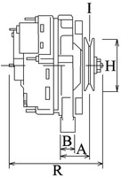 Hc-Cargo Lichtmaschine Generator Lima F 032 111 687 14V FüR Fiat Cinquecento 600