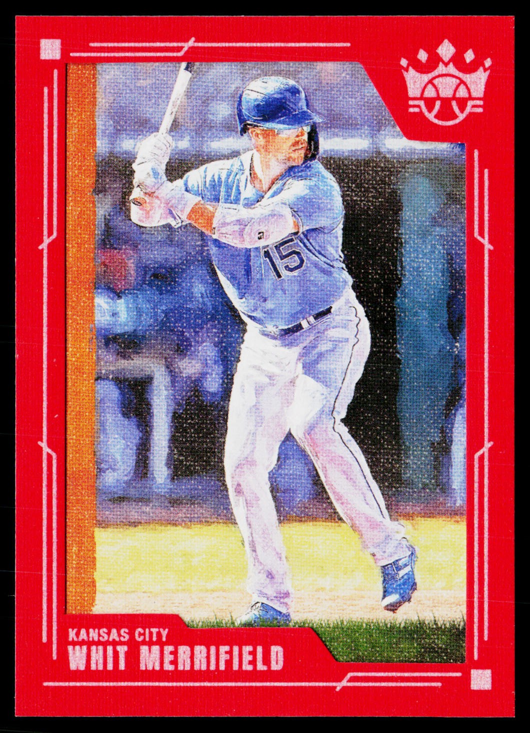 2022 Panini Diamond Kings #29 Whit Merrifield Framed Red