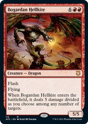 Bogardan Hellkite NM EN 115 Commander: Adventures in the Forgotten Realms