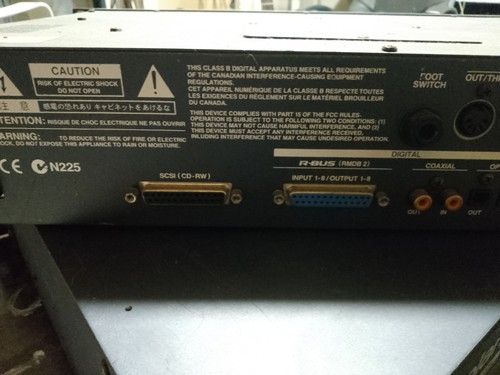 90s Roland Vsr-880 Digital 8 Track Hard Drive Recorder - Picture 5 of 6
