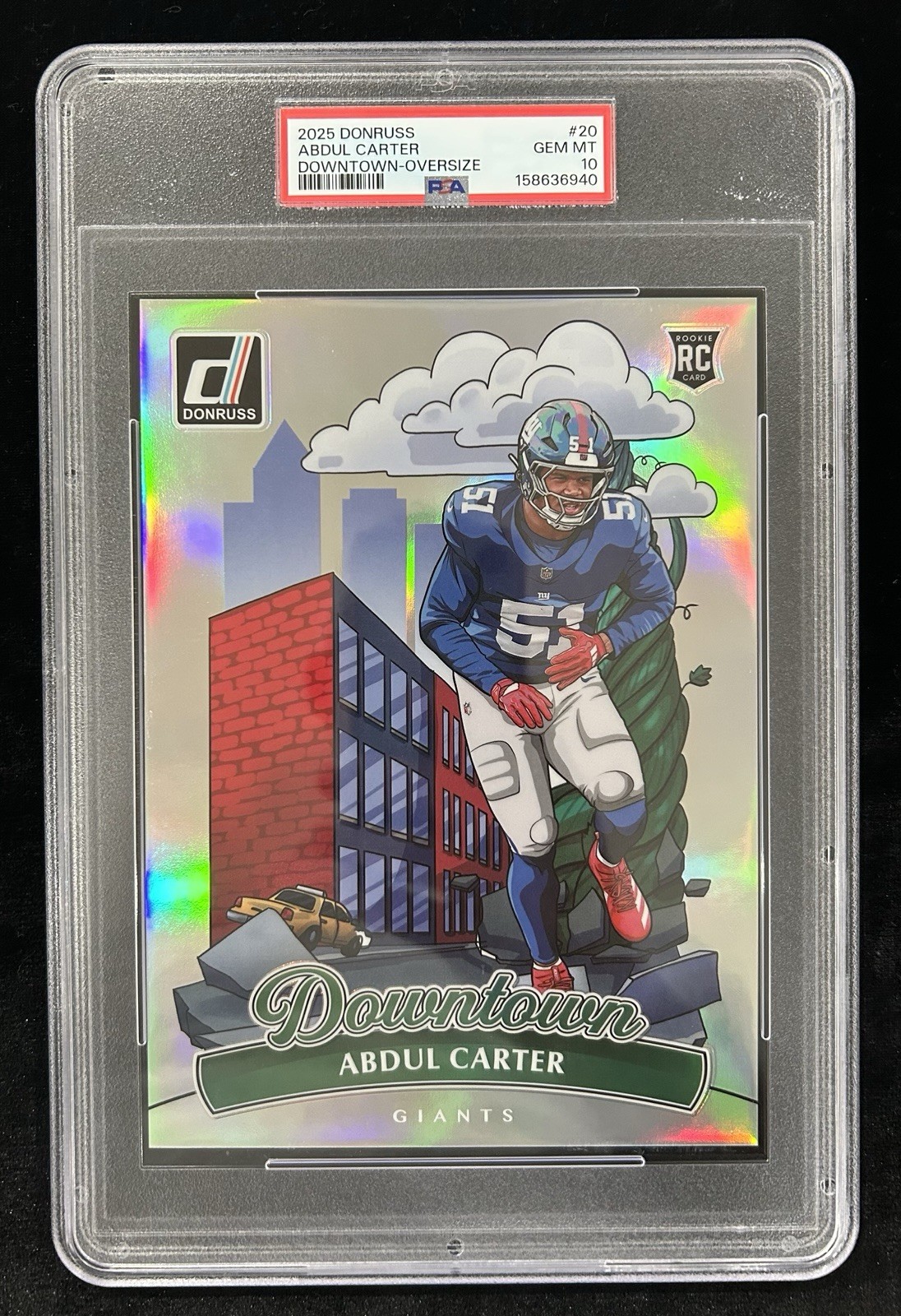Abdul Carter Panini Donruss Downtown #20 Oversize