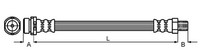 Metzger Bremsschlauch 4111036 FüR Ford, Hinterachse Links, Hinterachse Rechts