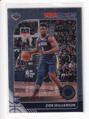 2019-20 Panini NBA Hoops Premium Stock Silver #258 Zion Williamson RC