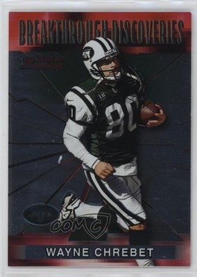 2000 Bowman Breakthrough Discoveries Wayne Chrebet #BD3 c2s