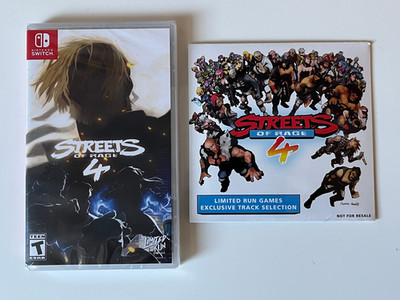 Streets of Rage 4 - Limited Run Games #65 [NEU/SEALED] inkl. OST Audio-CD