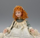 OOAK Porcelain Seated Victorian Girl Doll Artisan Dollhouse Miniature 1:12 — photo 2