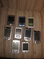 Lot Of 9 Vintage Palm Pilots Palm One Tungsten T5, HP iPaq, Palm TX Untested