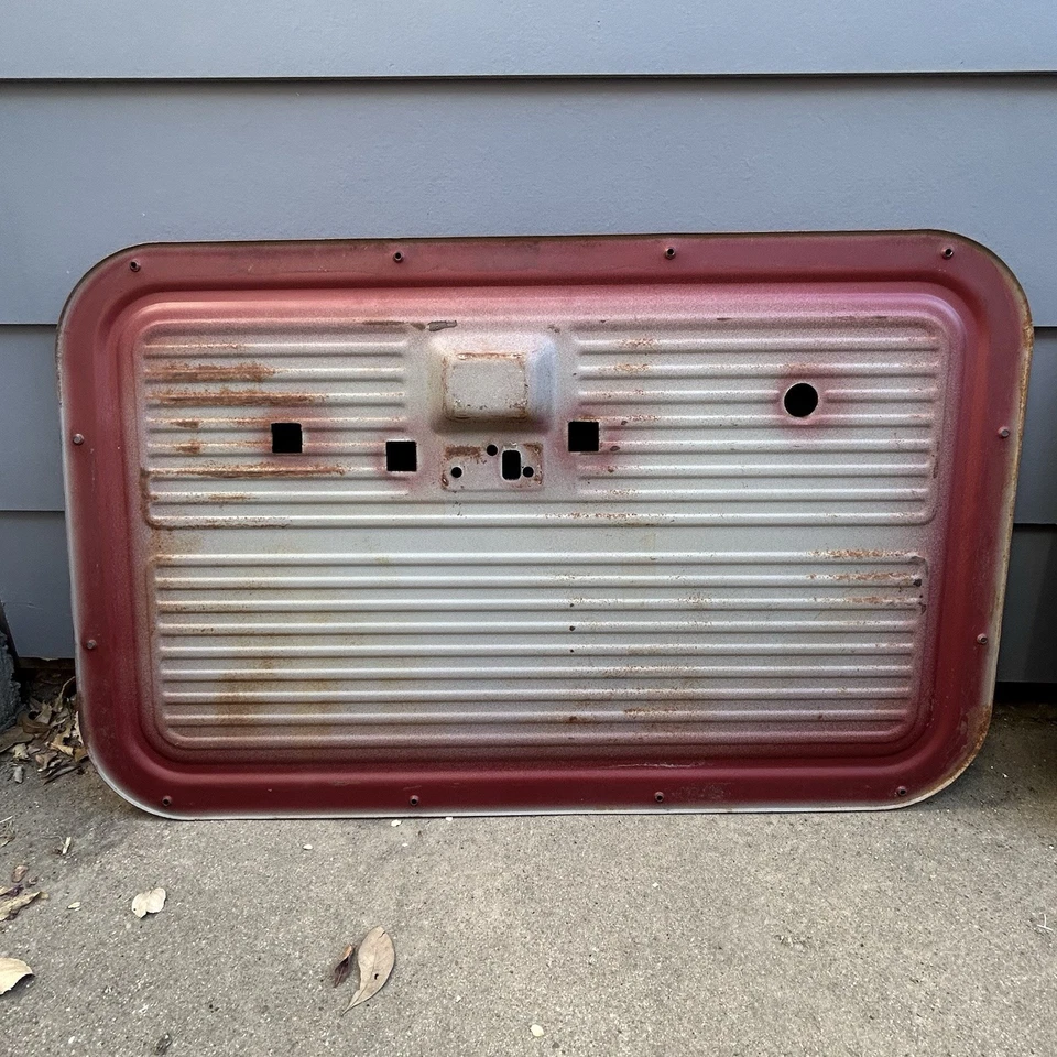 Tarjetas de paneles de puerta originales rojas para camioneta Ford 1968-1972 OEM 68-72 F100 F250 F350 Foto 4 de 4