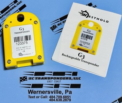 WESTHOLD G3 CAR / BIKE / KART TRANSPONDER - NO ACCESSORIES- TRANSPONDER ONLY