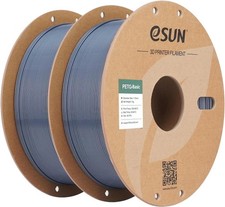 PETG Filament 1,75mm Grau 1kg 2 Rollen Hohe Zähigkeit 3D Drucker Zubehör
