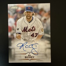 R.A. Dickey Rookie Cards and Autograph Memorabilia Guide 11