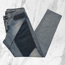 9.2 BY CARLO CHIONNA Jeans Uomo Toppe Alcantara Chiari Taglia 40 / 54 ITA