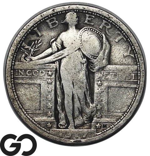 1917 Standing Liberty Quarter Type 1