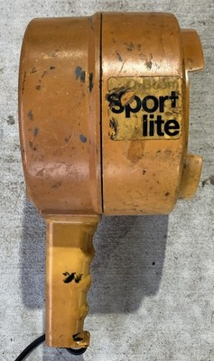 Vintage Q-Beam Super Spot Sportlite-Yellow 12 Volt