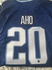 Sebastian Aho Autographed 2022 NHL All Star Game Blue Fanatics Replica Jersey