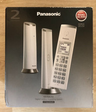 PANASONIC KX-TGK222E Cordless Phone with Answering System - Twin - Boxed