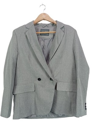 AMISU Klassischer Blazer Damen Blazer Gr. DE 38 hellgrau Casual-Look
