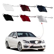 Car Front Bumper Tow Hook Cover Cap Towing Eye Fit Black Right Passenger Side